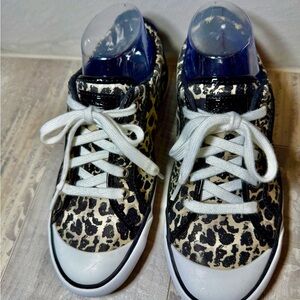 COACH Barrett Leopard/Cheetah Print Sneakers EXCELLENT CONDITION! Women’s  7.5